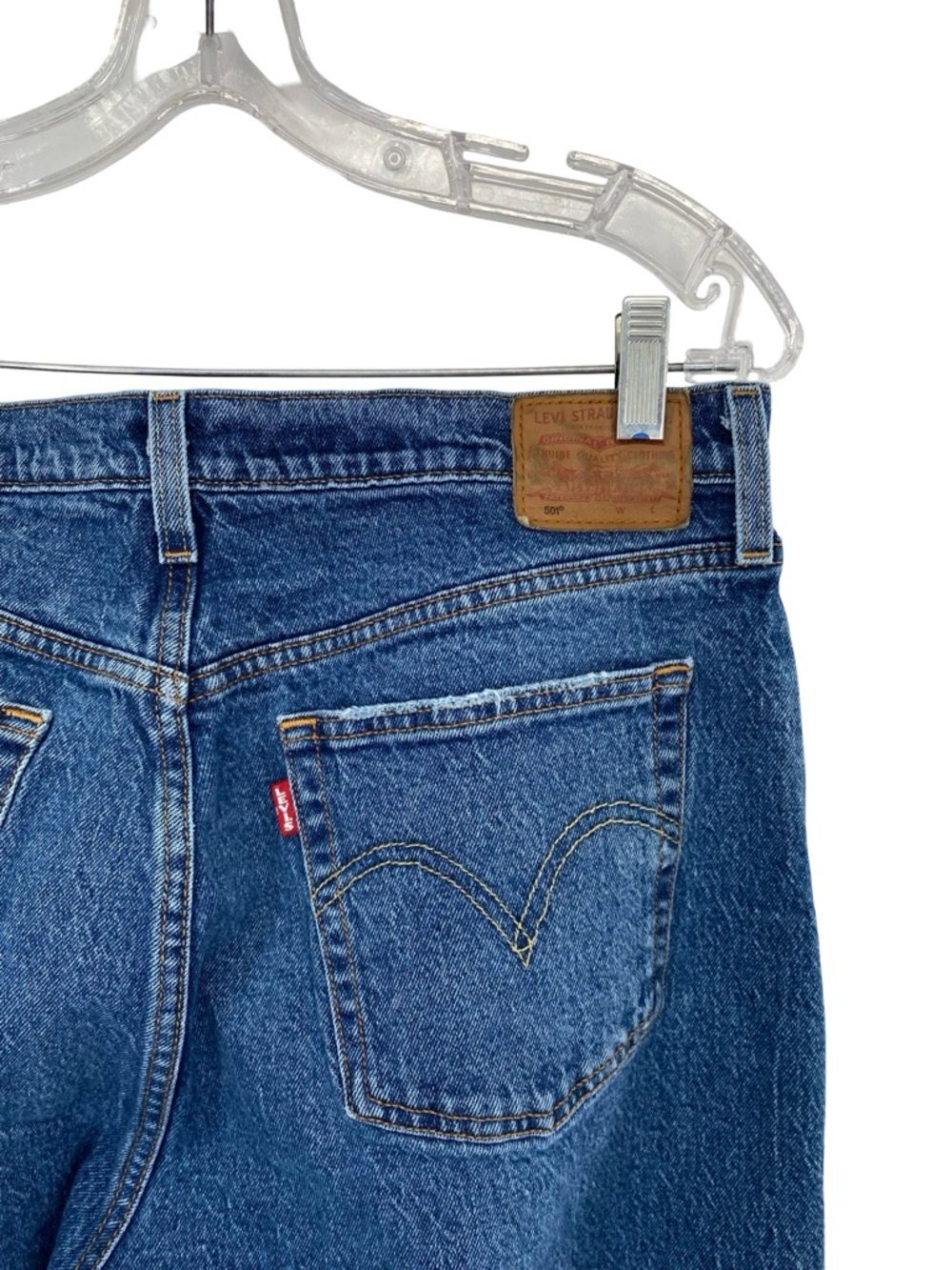 Levi’s 501 Original Jeans Straight Leg Button Fly Men’s Size 33 x 30 - Picture 7 of 11